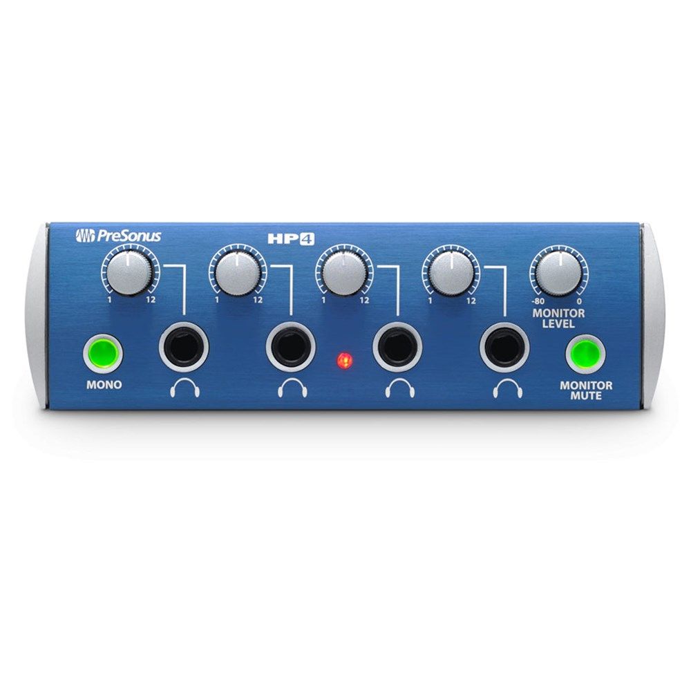 PreSonus HP4 4 Channel Headphone Amplifier - Image 1