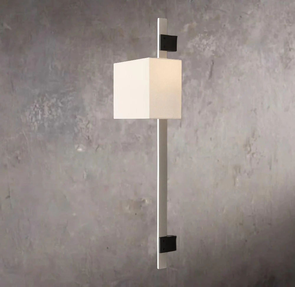 Vela Boxy Bar Wall Sconce - Box Shade - Image 2