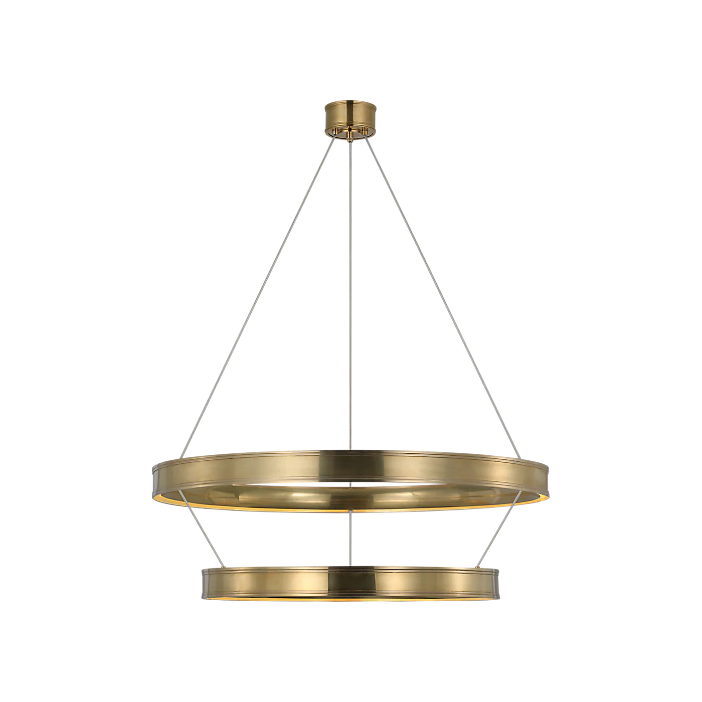 Connery 40" Two-Tier Ring Chandelier - Image 3