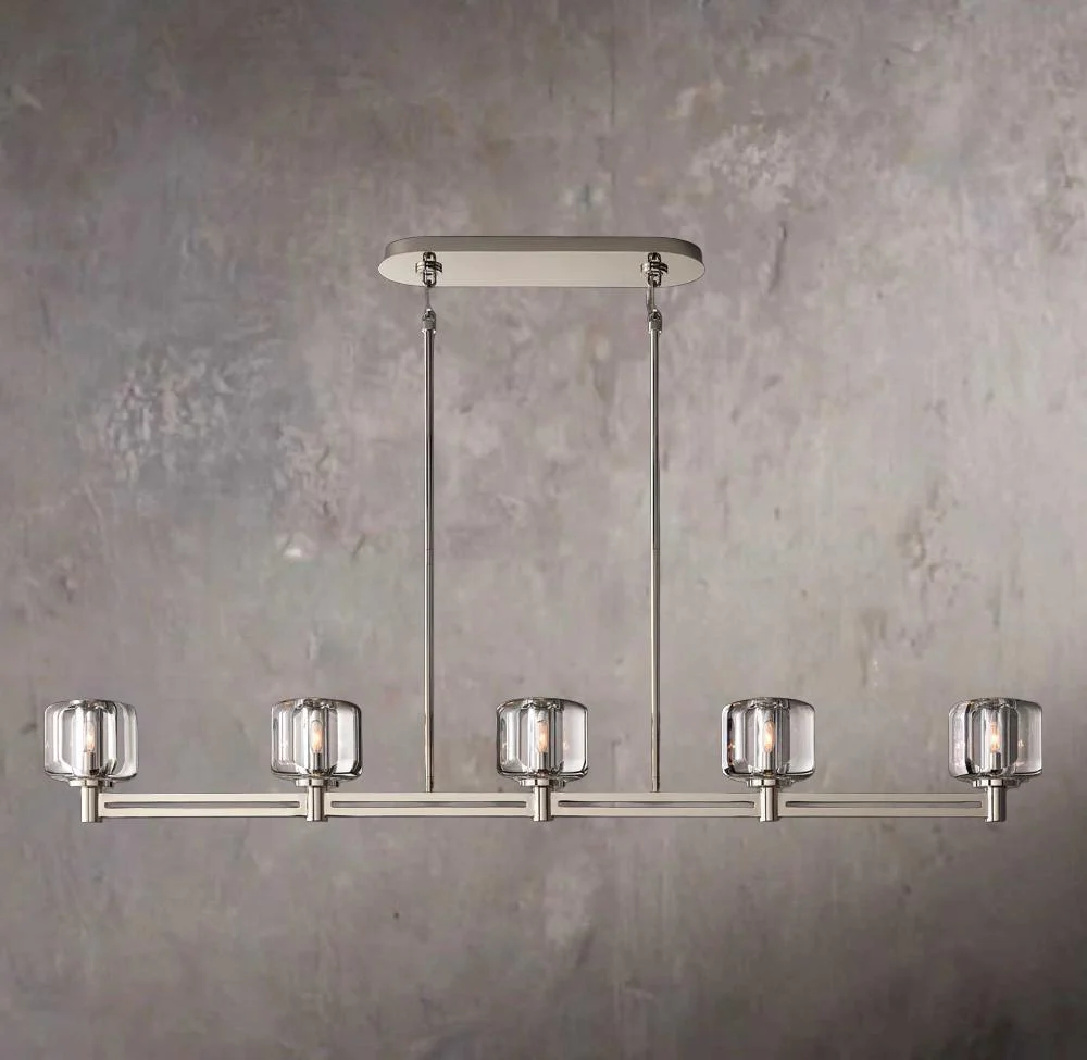 Demaret 54" Linear Ceiling Chandelier - Image 2