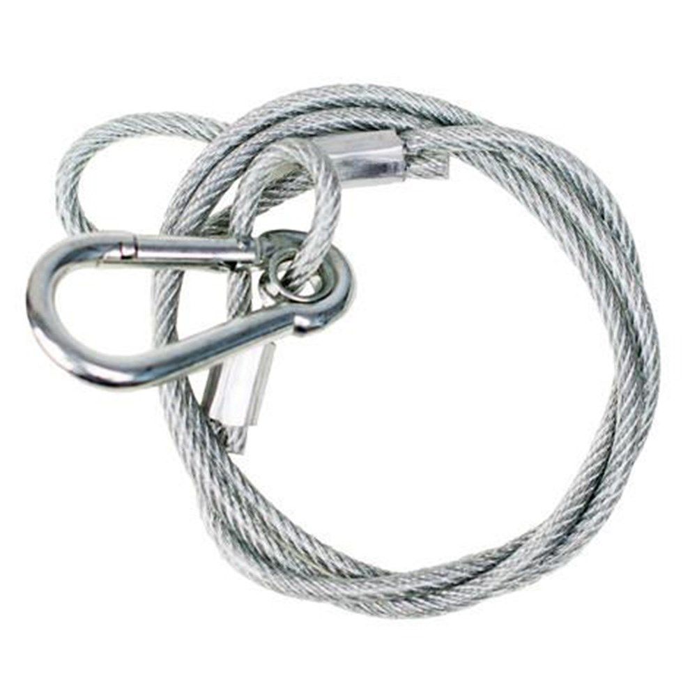 Event Lighting SW4X800PC Clear PVC Coated Steel Safety Cable 4mm Thick / 120KG Load - Image 1