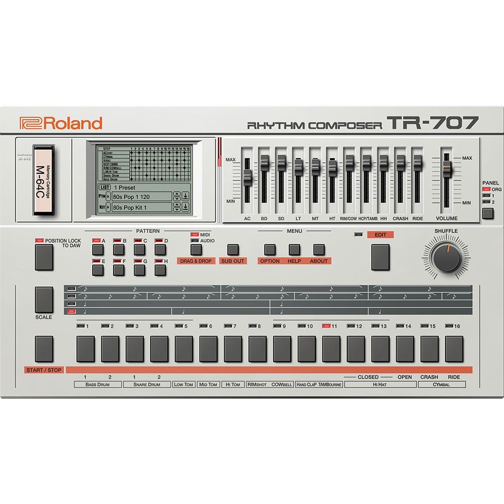 Roland Lifetime Key TR-707 (eLicense)