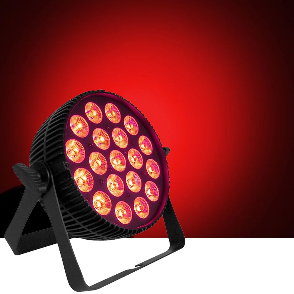 Event Lighting Lite PAR19X12L LED Par 19x12W RGBWAU w/ IR Remote - Image 1