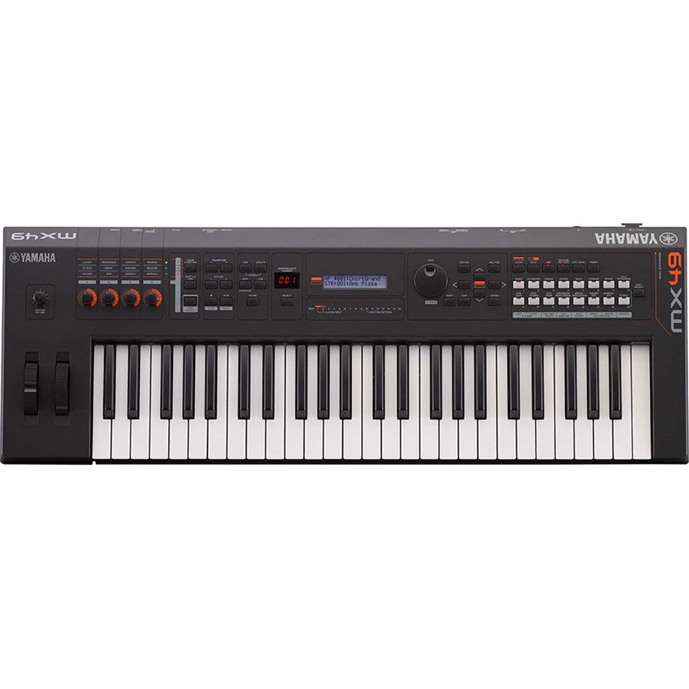 Yamaha MX49 BK MK2 Synthesiser w/ MOTIF XS Sound Engine (Black) - Image 1