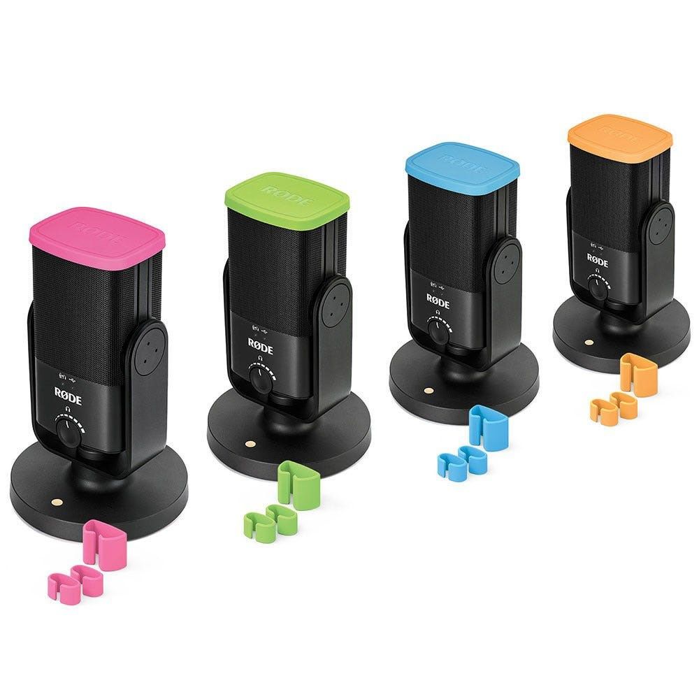 Rode NT-USB Mini Compact Studio Quality USB Mic Pack w/ Mics & Free Coloured ID Caps - Image 1