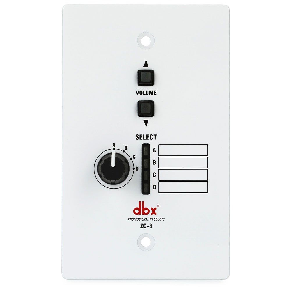 DBX ZC8 Wall Mount Up/Down Volume Controller - Image 1