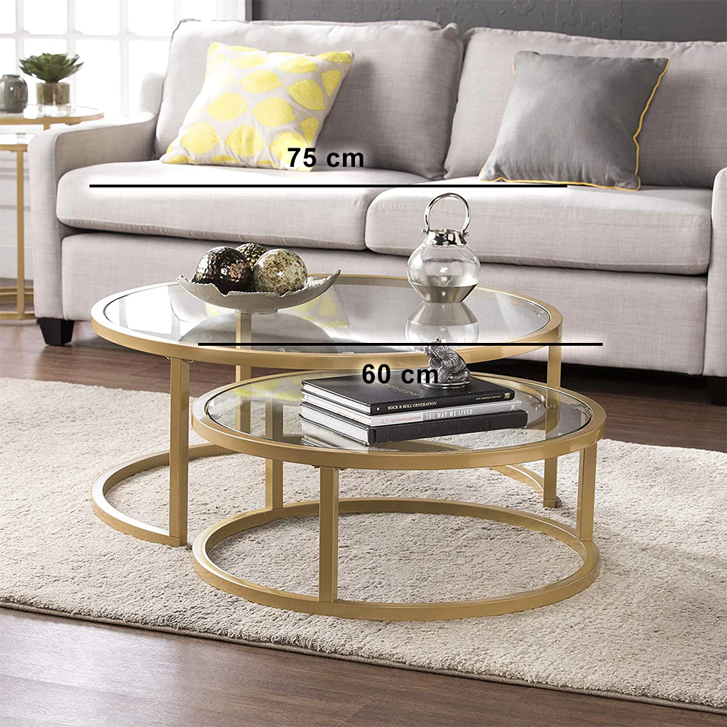 طقم ترابيزات قهوة - قطعتين- ATT7 - Image 2