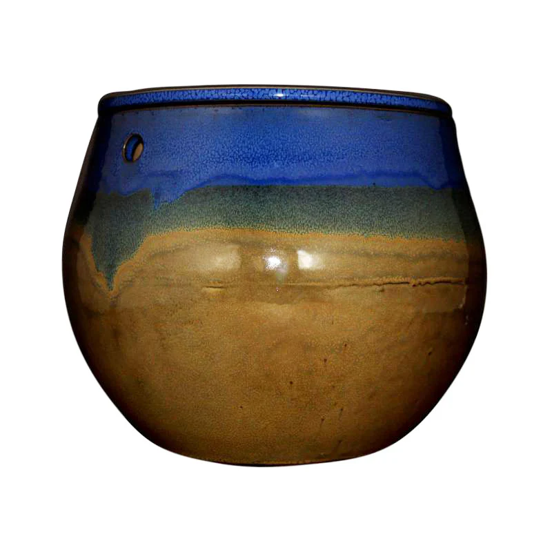 10″ Midnight Meadows Teardrop Self Watering Pot