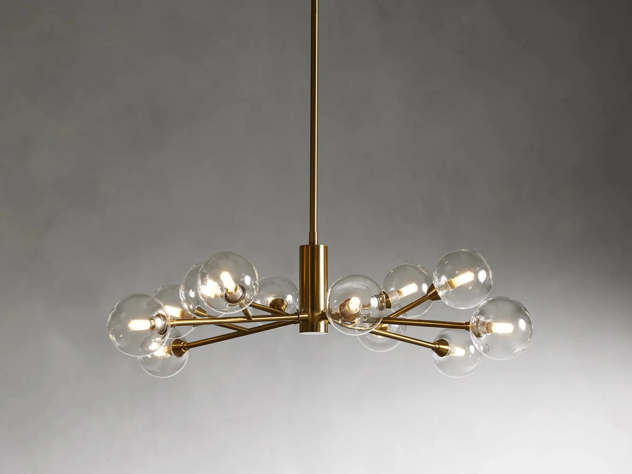 Apollis Round Chandelier 36''47''59'' - Image 1