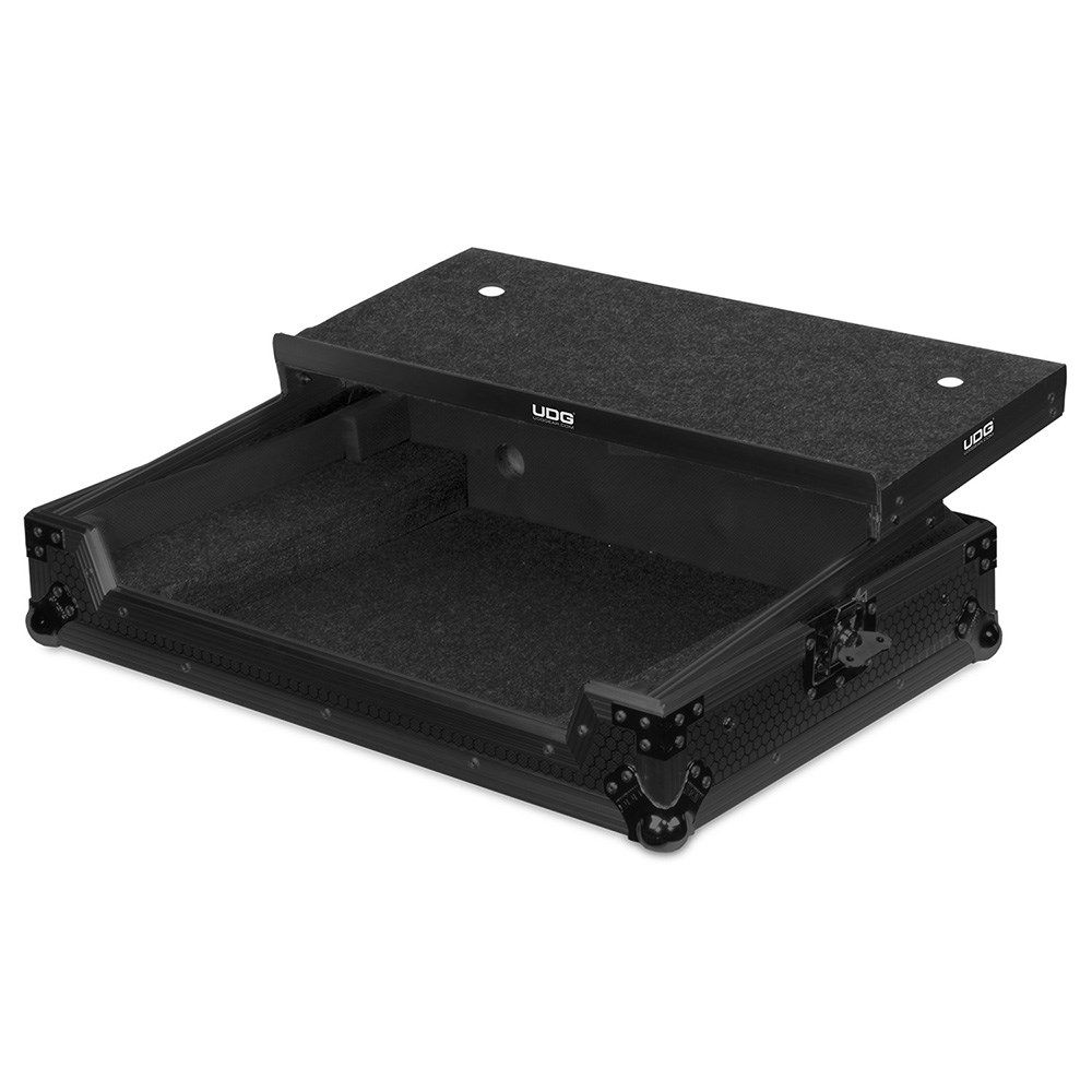 UDG Ultimate Flightcase NI Traktor Kontrol S2 MK3 w/ Laptop Shelf (Black) - Image 1