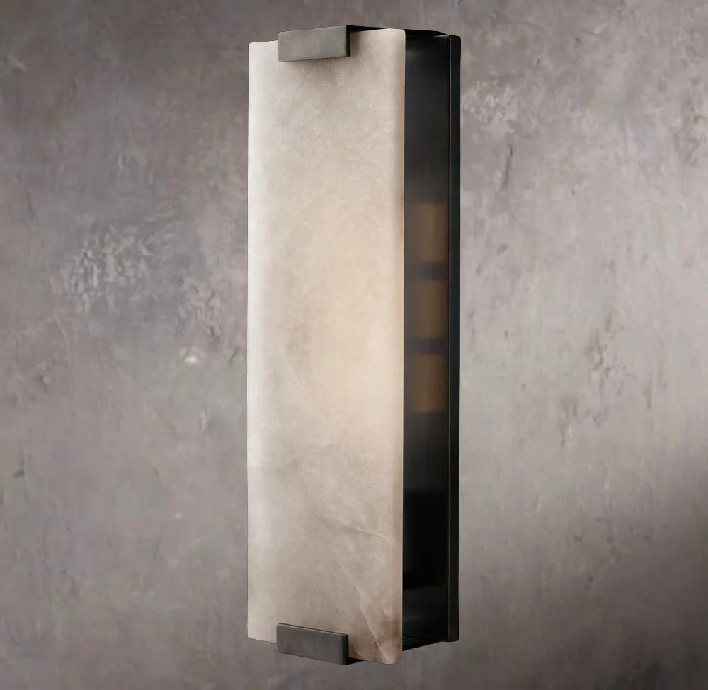 Artisanal Alabaster Grande Wall Sconce - Image 3