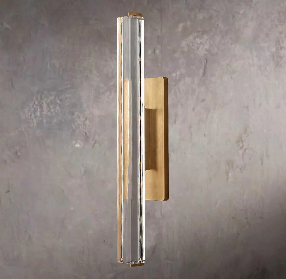 Audubon Crystal Wall Sconce 19 Inch