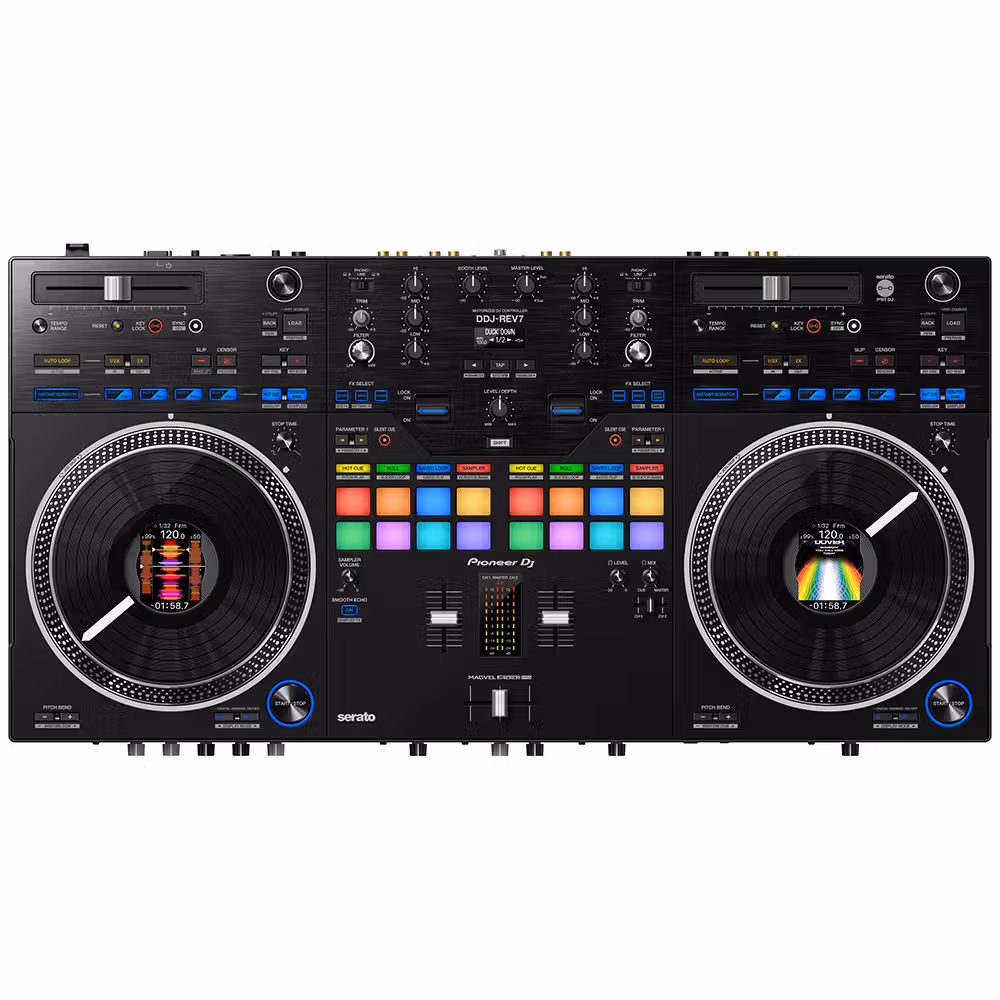 Pioneer DDJREV7 Professional Scratch Style Two Channel Serato DJ Controller - Image 1