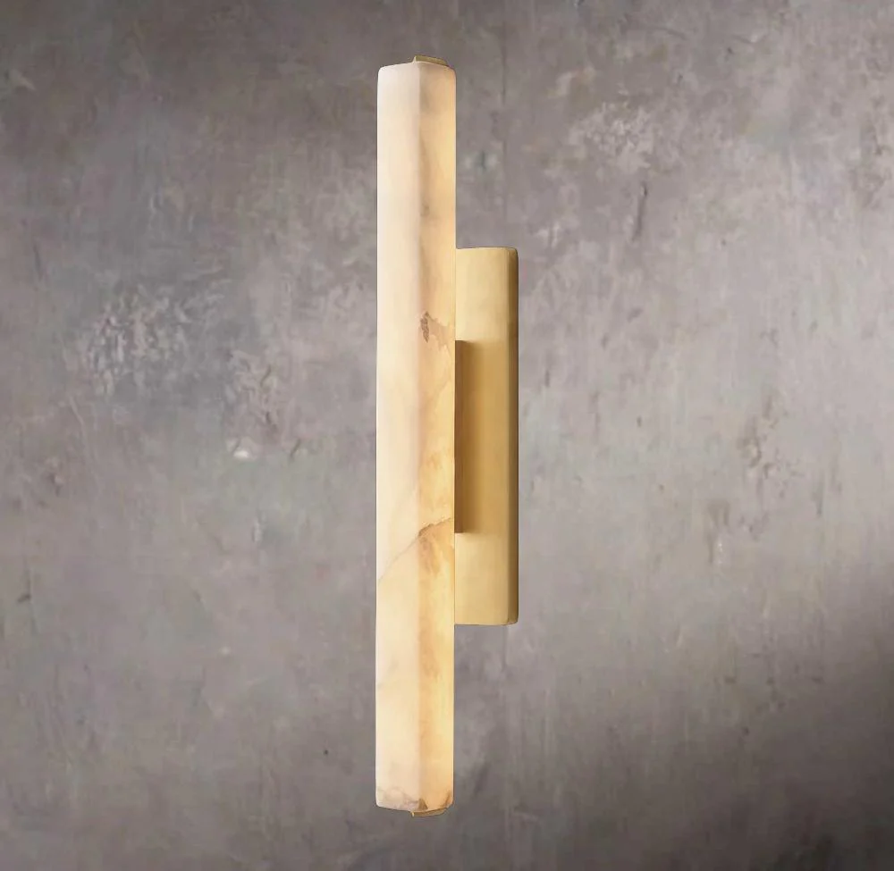 Audubon Alabaster Single Wall Sconce
