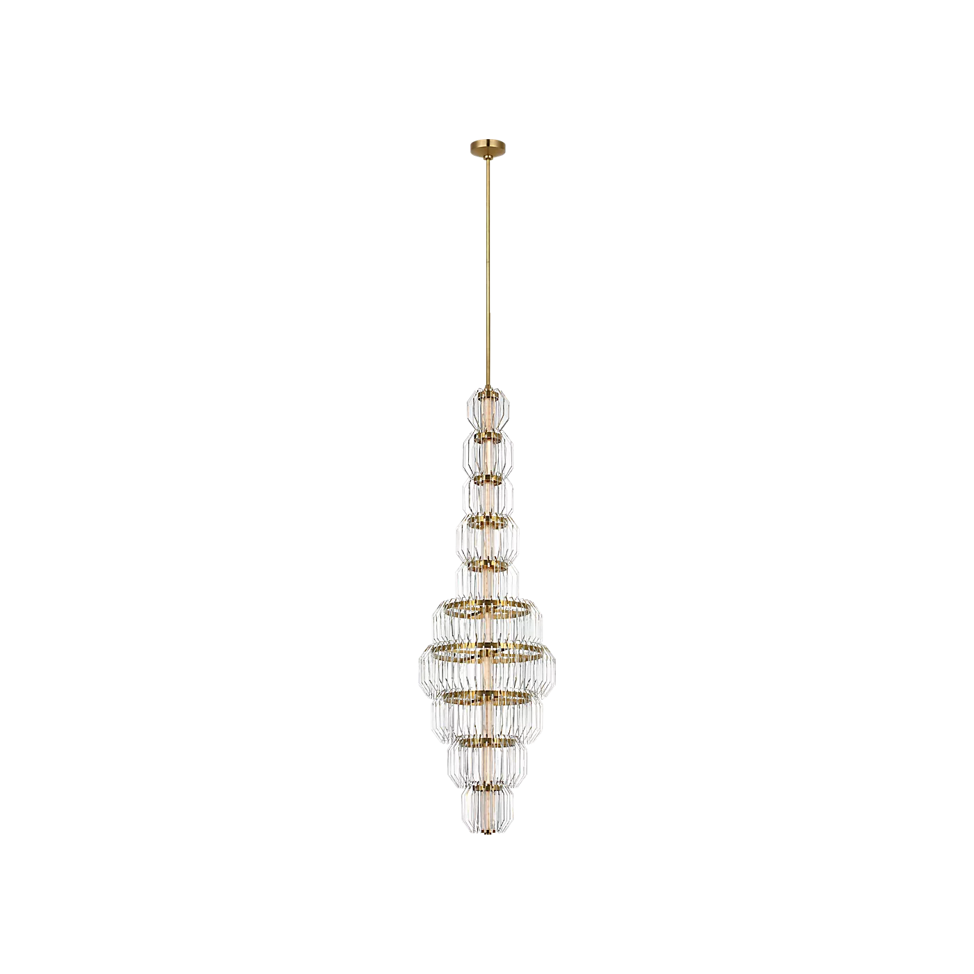 Killarney 19" Layered Entry Chandelier - Image 2