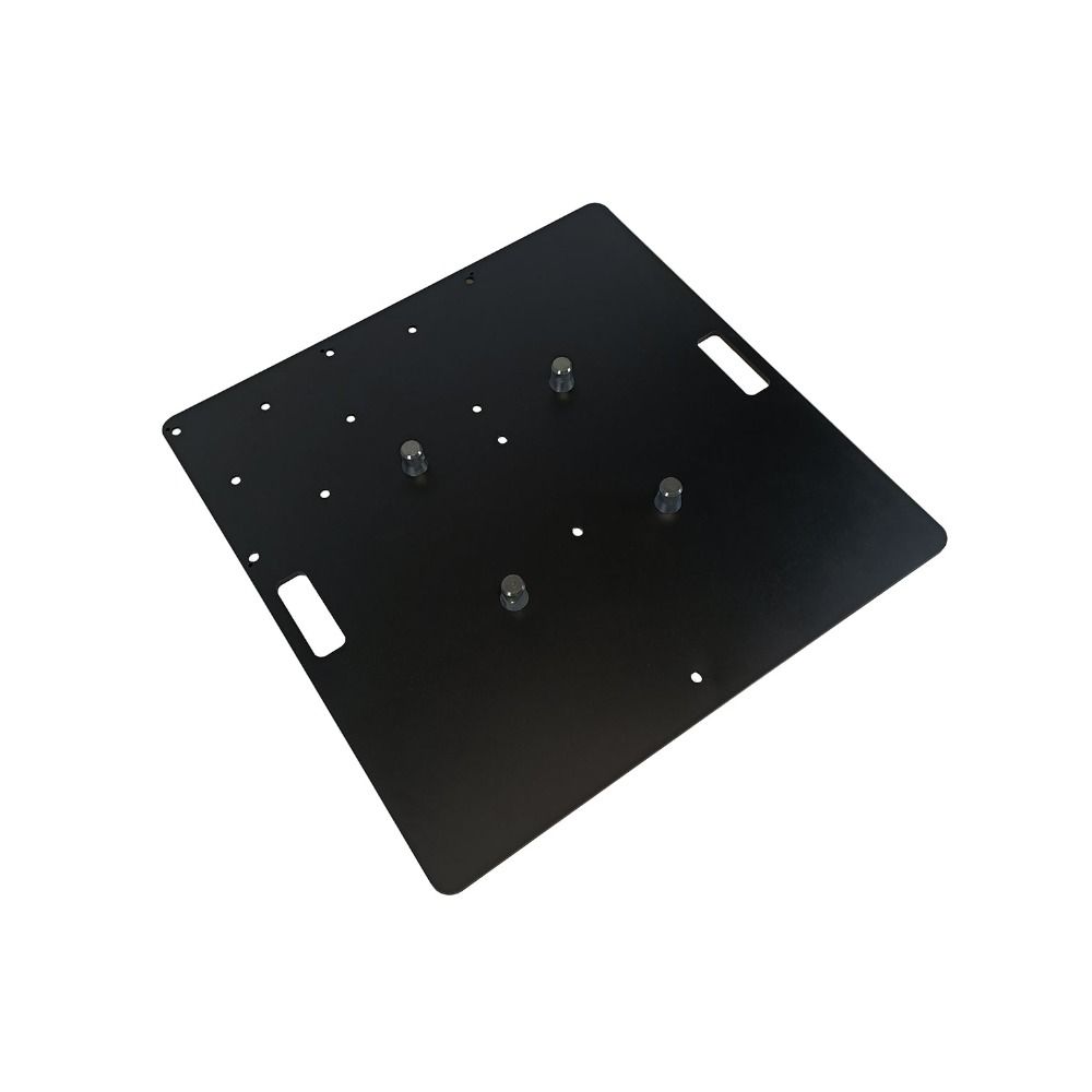 Event Lighting TB750ABK 290mm Box Truss Aluminium Base Plate (750mm x 750mm) Black - Image 1