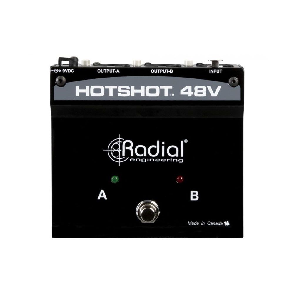 Radial HotShot 48V Condensor Microphone Switcher w/ 48V Phantom Power - Image 1