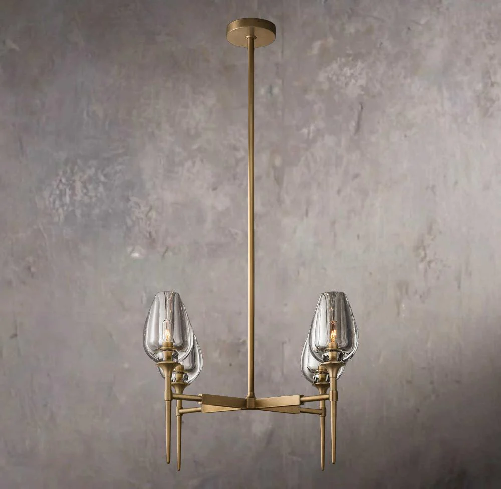 Tulips Circular Chandelier 27″
