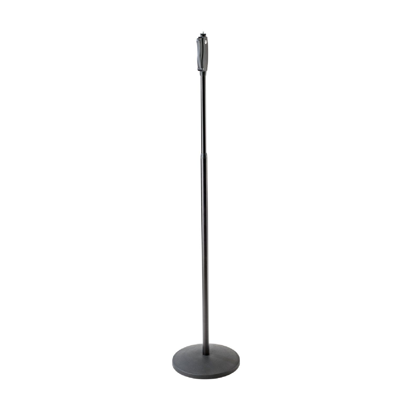 Konig Meyer 26250 One-Hand Soft-Touch Clutch Performance Microphone Stand (Black) - Image 1
