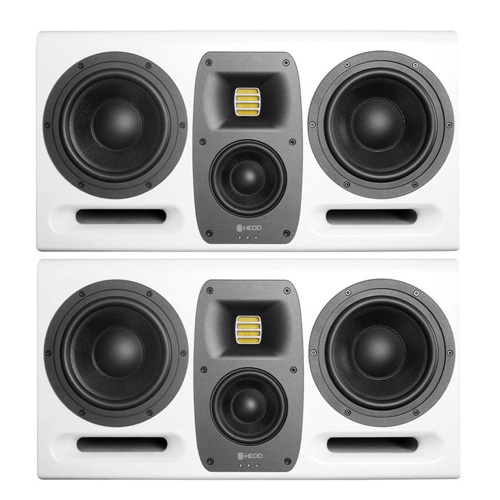 HEDD Audio Type 30 MK2 7" 3-Way Powerhouse Studio Monitors – Pair (White)