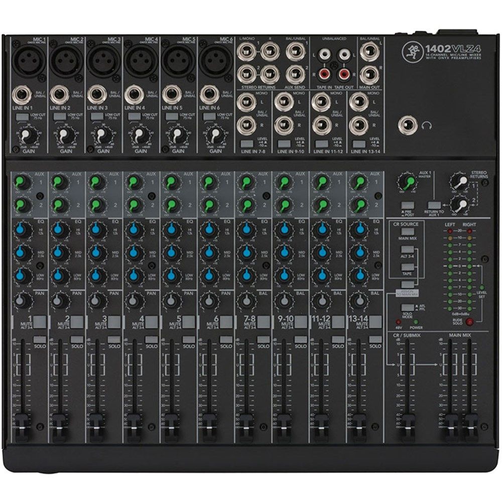 Mackie 1402VLZ4 14-Channel Compact Mixer - Image 1