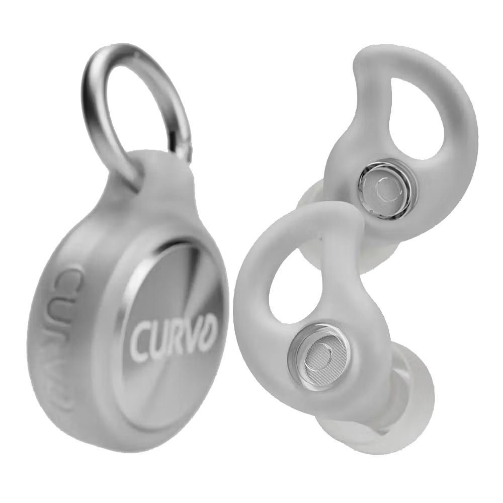 Curvd Live Filtered Earplugs For Live Music and Events (Clear) - Image 1