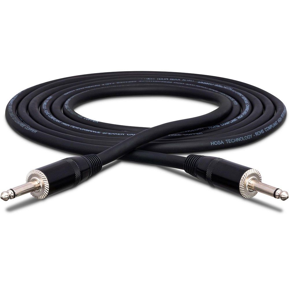 Hosa SKJ430 1/4 in TS to 1/4 in TS Heavy Duty Speaker Cable (30ft) - Image 1