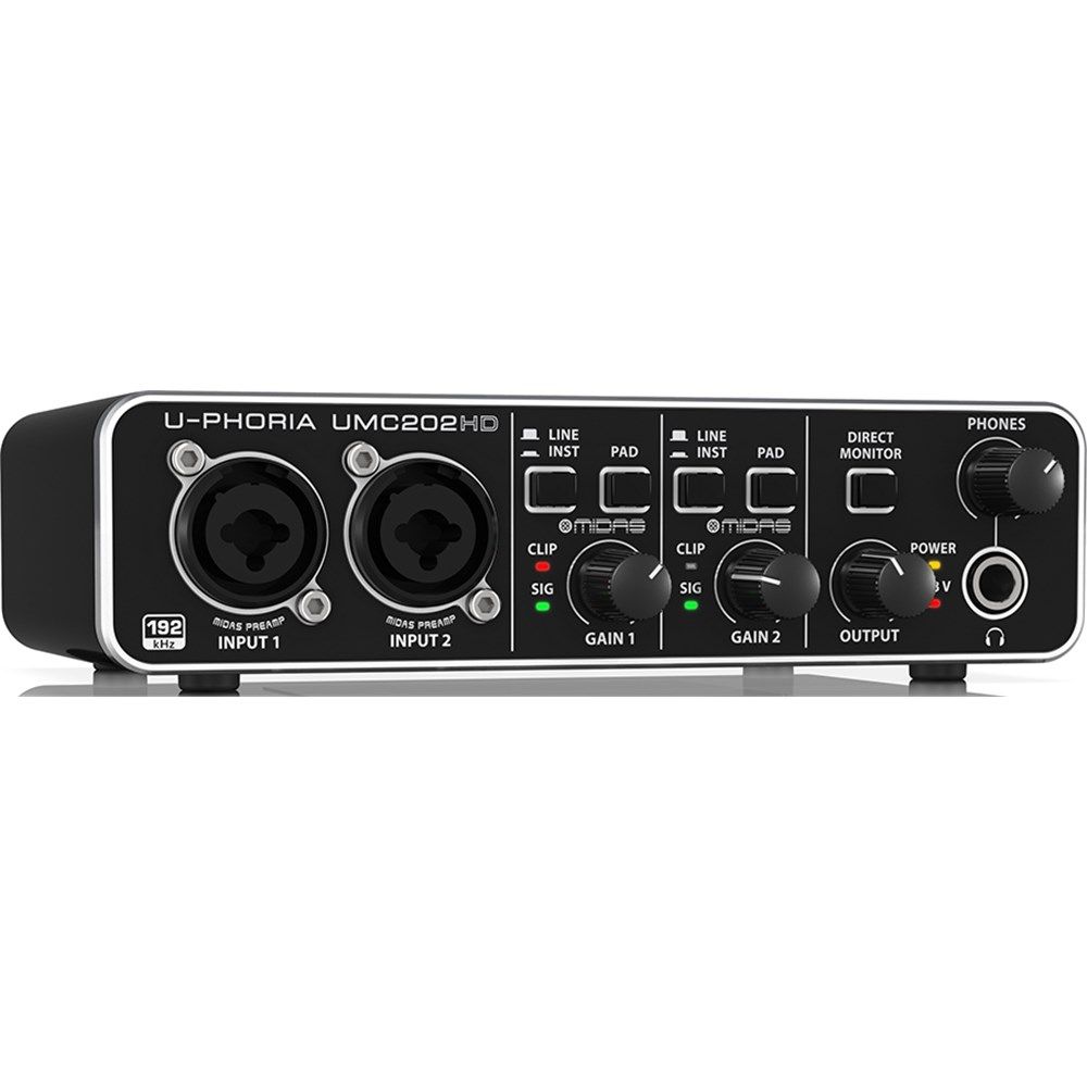 Behringer U-Phoria UMC202HD 2x2 USB Audio Interface (24-Bit/192kHz) - Image 1