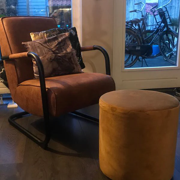 بوف 40×43سم - بني - AC141 - Image 1