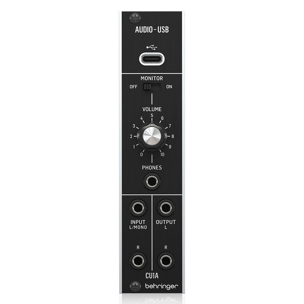 Behringer CU1A 2-Input/ 2-Output USB-C Audio Interface Module for Eurorack - Image 1