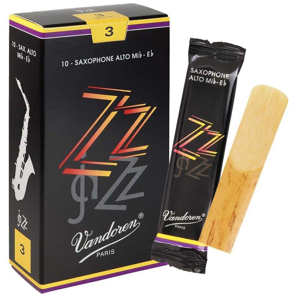 Vandoren jaZZ Alto Sax Reeds Strength 3 10 Pack - Image 1