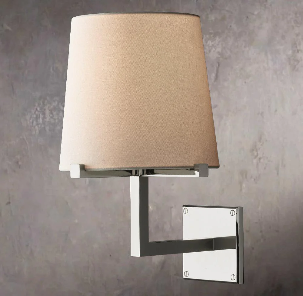 Pauillac Textured Linen Shade Wall Sconce - Image 2