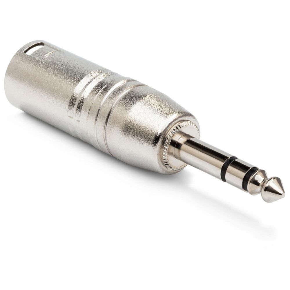 Hosa GXP-246 XLR(M) to 1/4" TRS(M) Adaptor - Image 1