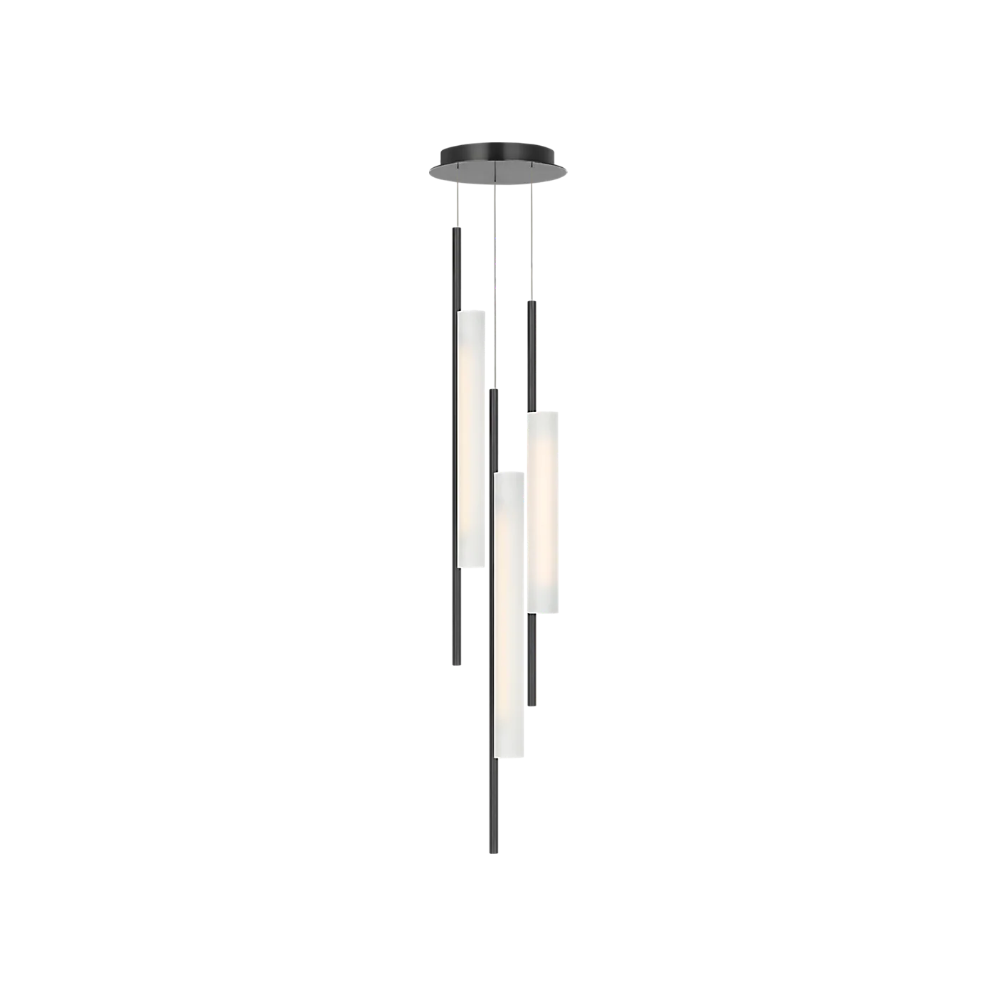 Windchime 12" 3 Light Chandelier - Image 2