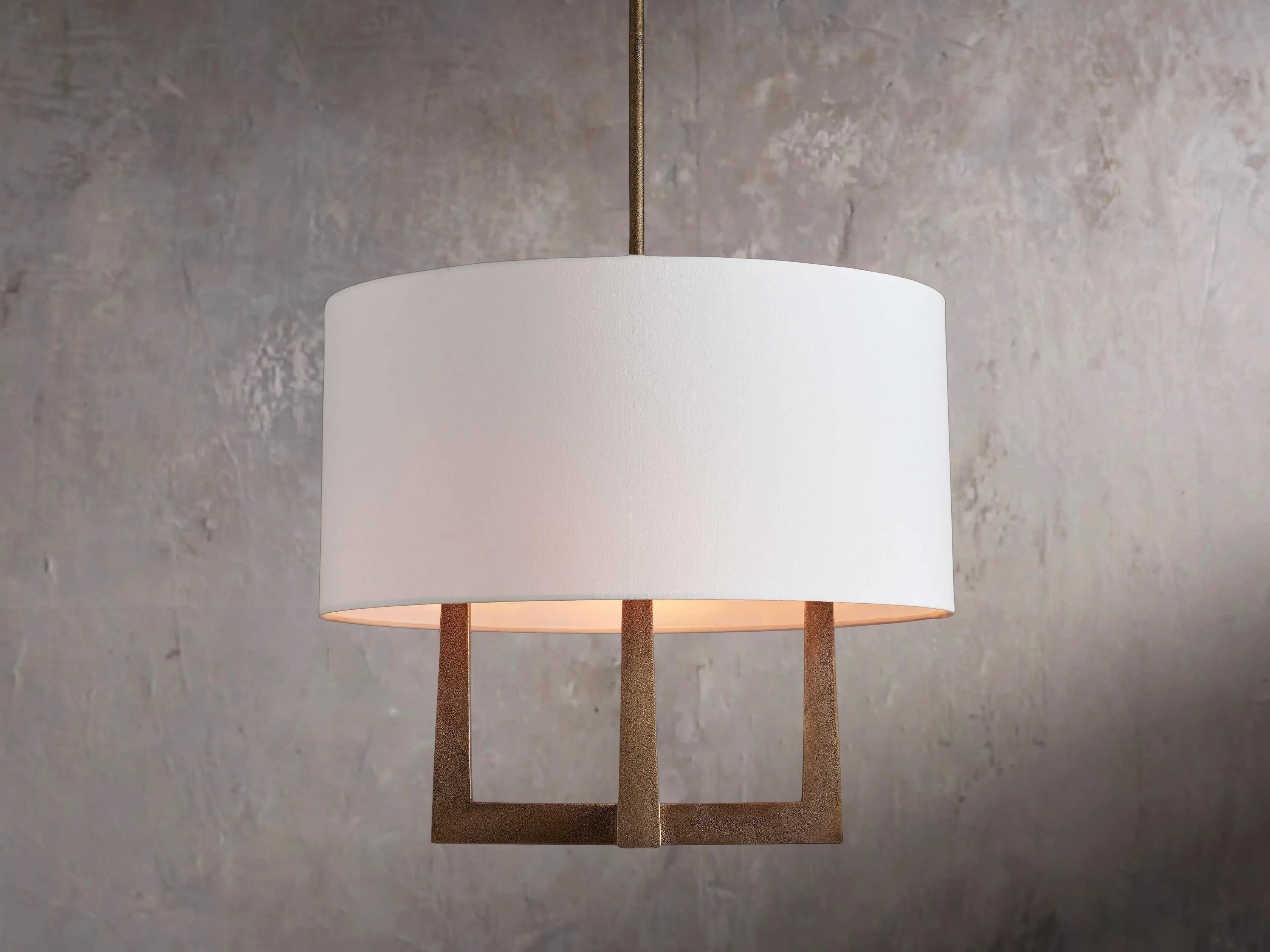 Emmet Etched Glass Pendant Chandelier