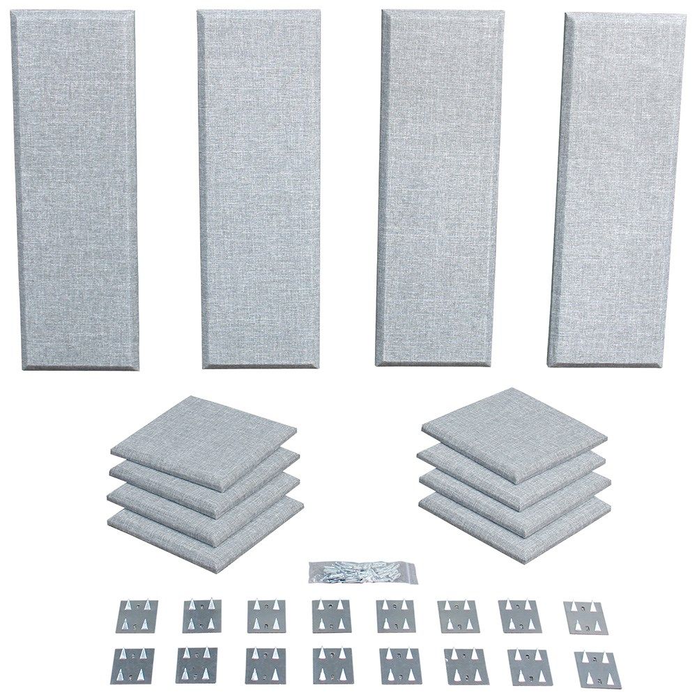 Primacoustic London 8 Room Kit 12-Pack - 8 Scatter Blocks 4 Control Columns (Grey) - Image 1