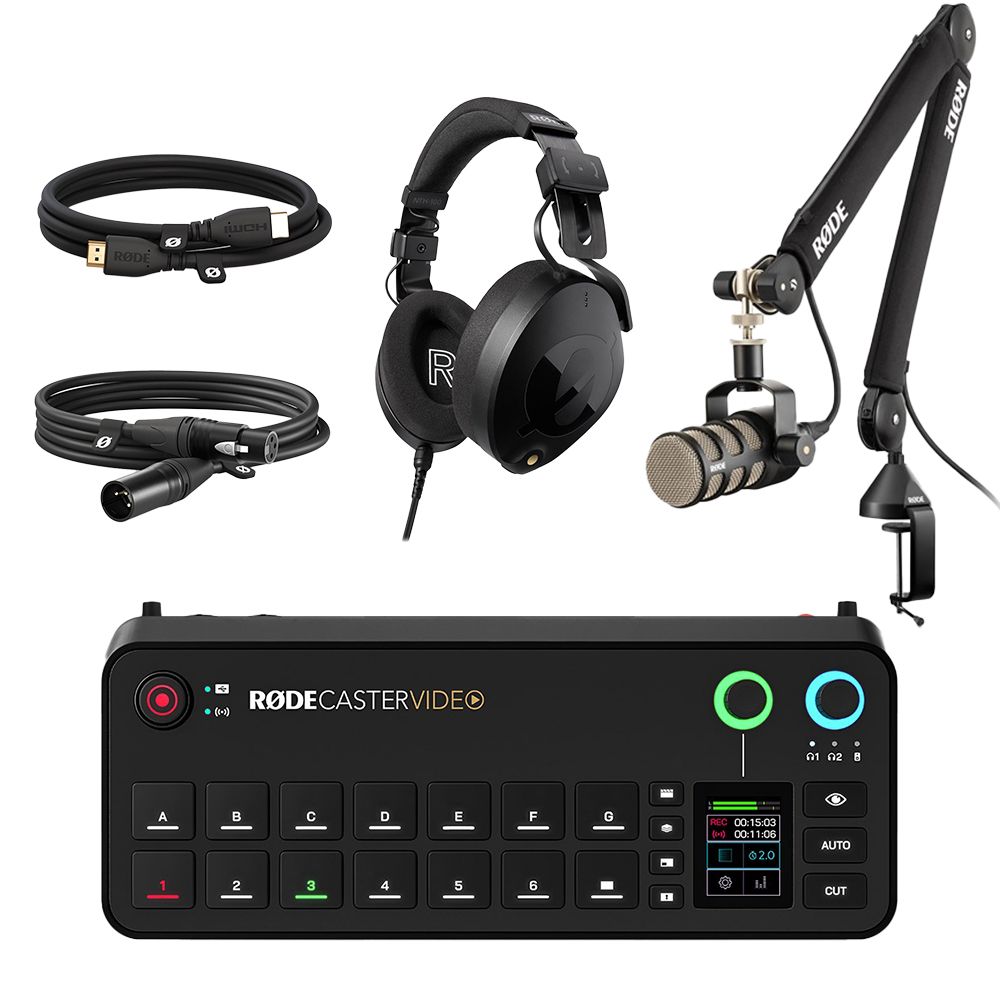 Rode RodeCaster Video 1-Person Podcasting Kit - Image 1