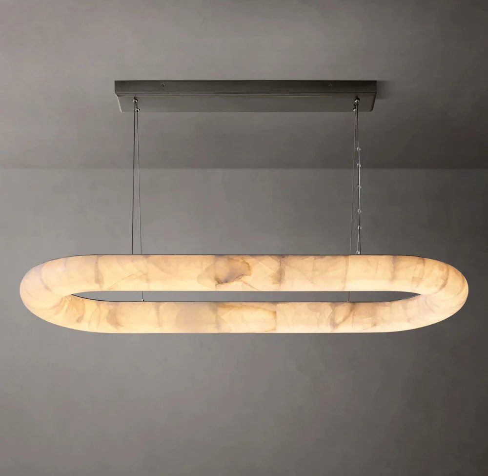 Rivages Smooth Oval Chandelier 57" - Image 3