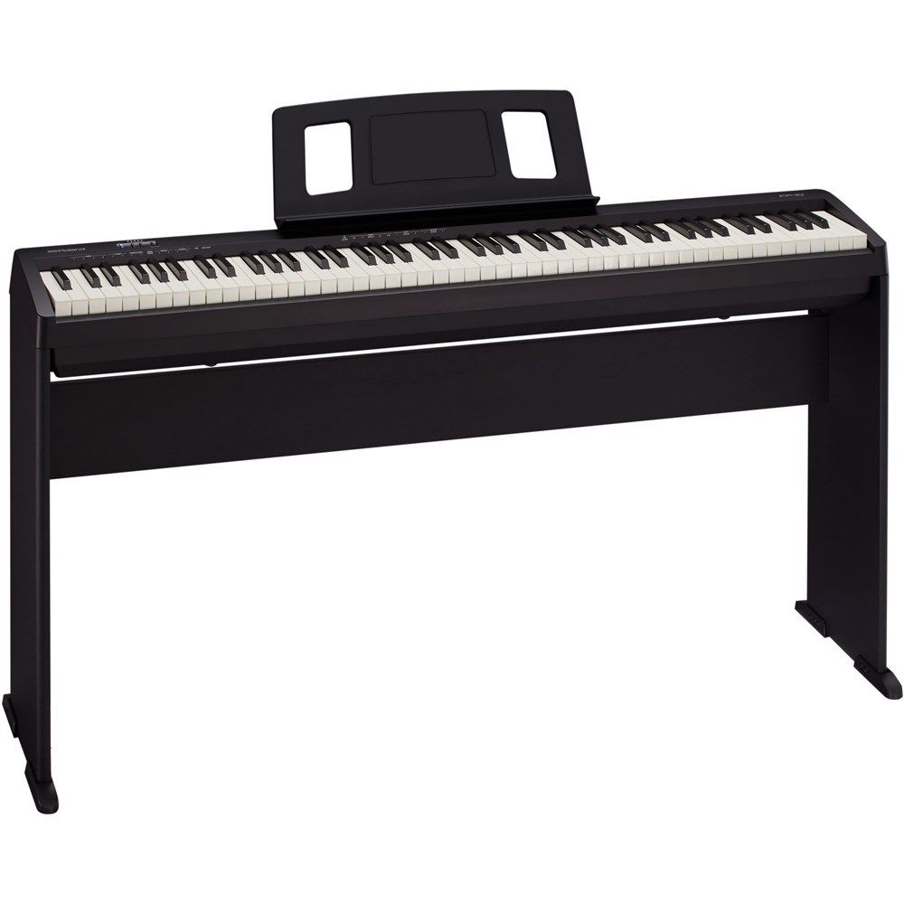 Roland FP10 Digital Piano Bundle w/ KSCFP10 Stand (Black) - Image 1
