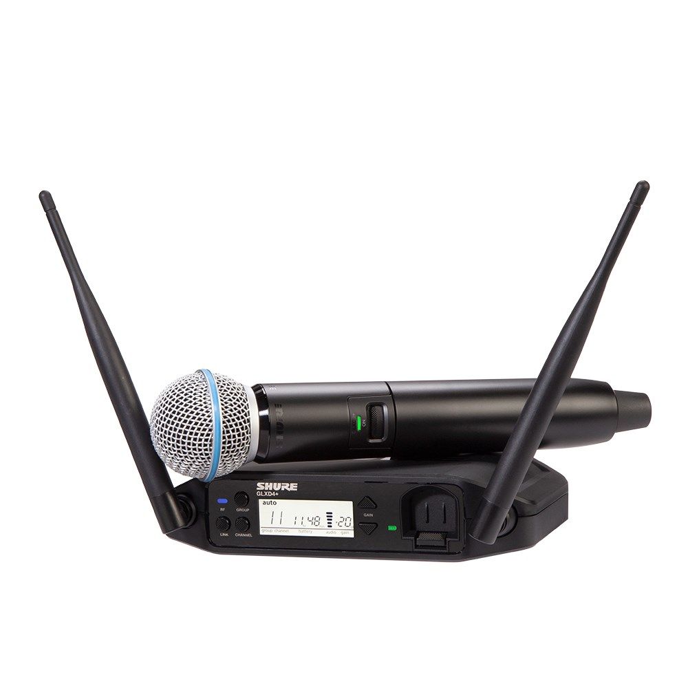 Shure GLXD24+ / B58 Digital Wireless Handheld System BETA58A Vocal Microphone - Image 1