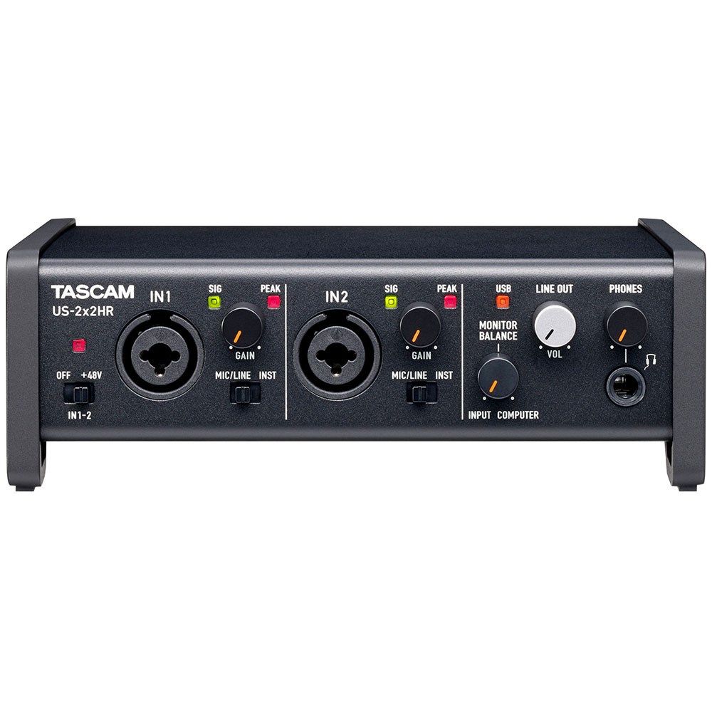 Tascam US-2x2HR USB-C Interface for Mac, Windows & iOS - Image 1