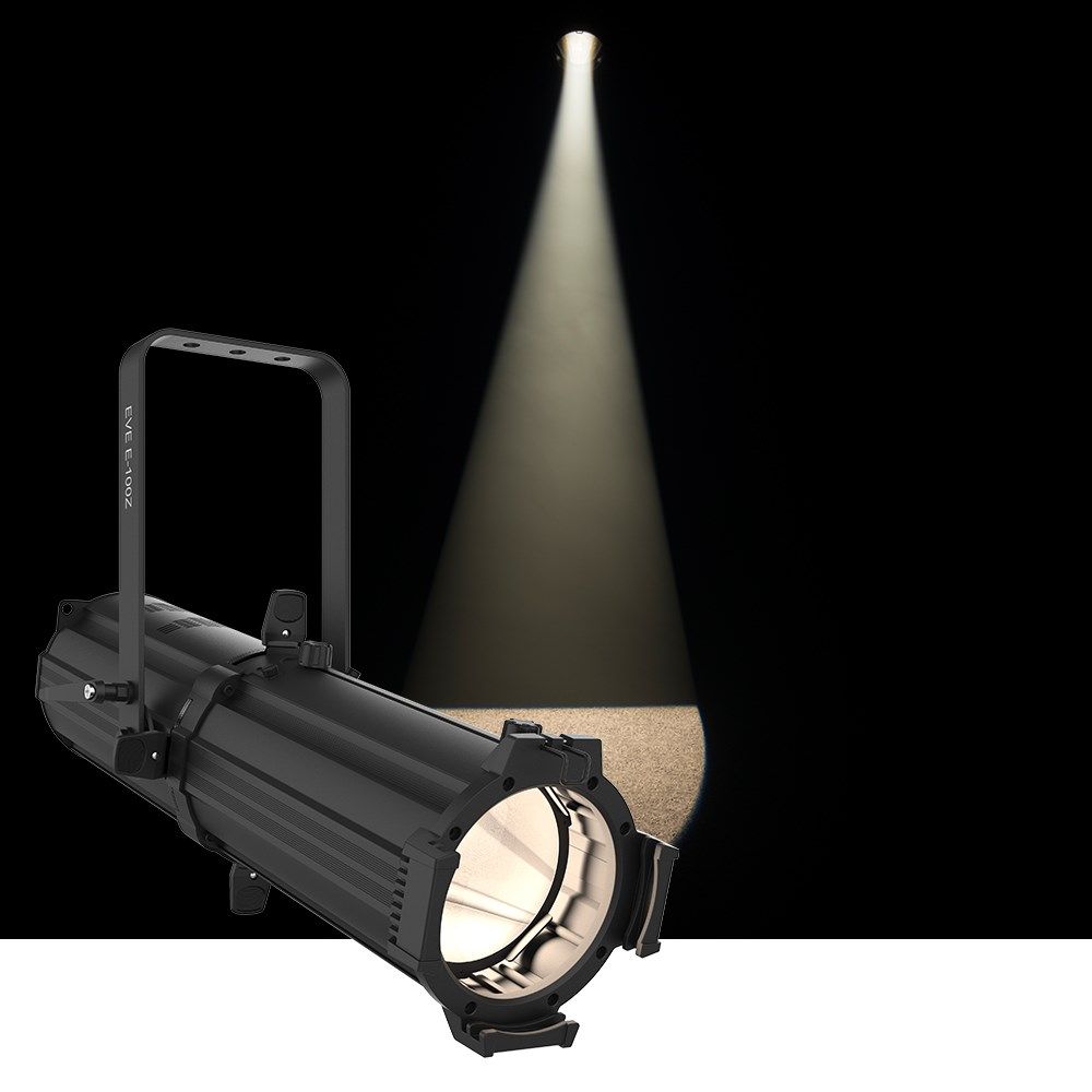 Chauvet EVE E-100Z 100 Watt LED Framing Profile Spot with Manual Zoom Stage Light - Image 1