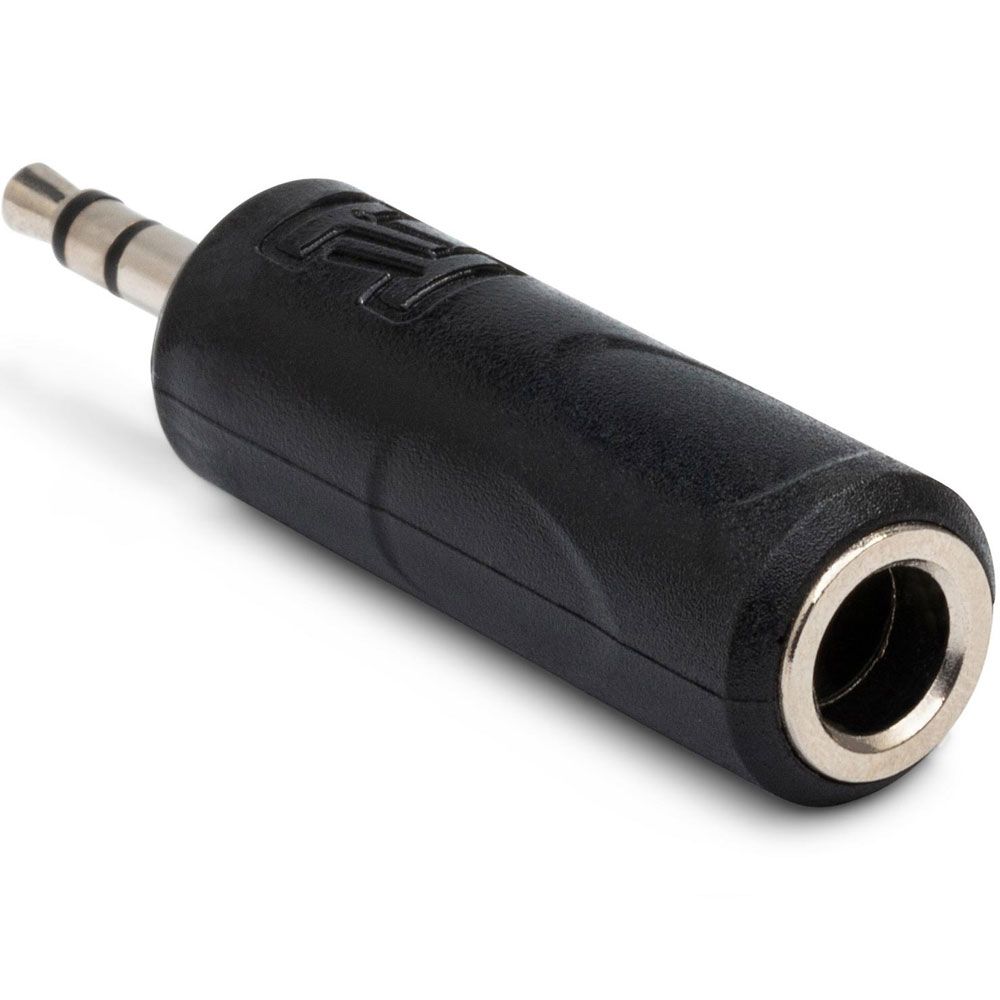 Hosa GMP386 Adapter 1/4 in TS to 3.5 mm TRS - Image 1