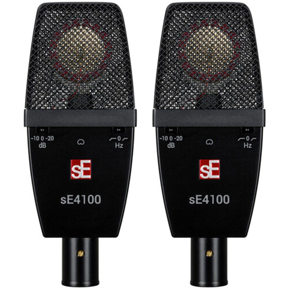 sE 4100 Large Diaphragm Cardioid Condenser Microphone (Matched Pair) - Image 1