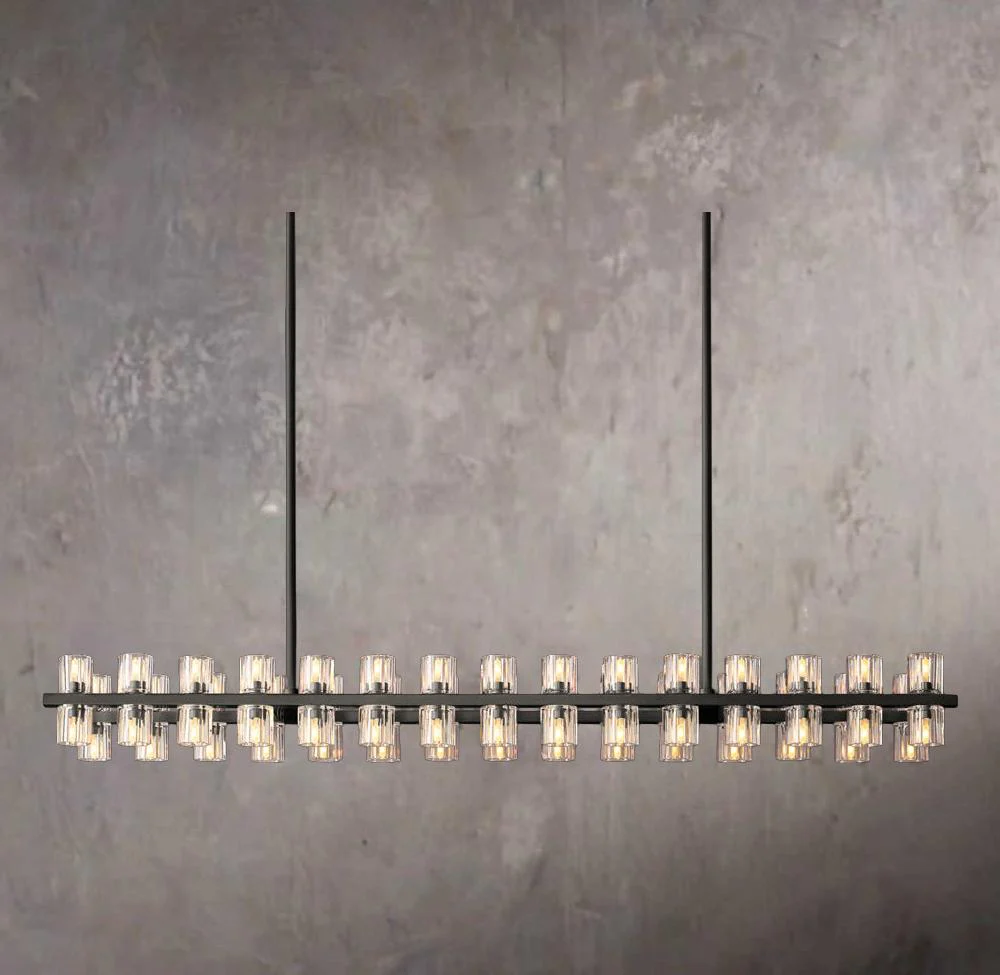 Arcachons LED Rectangular Chandelier 54" - Image 3