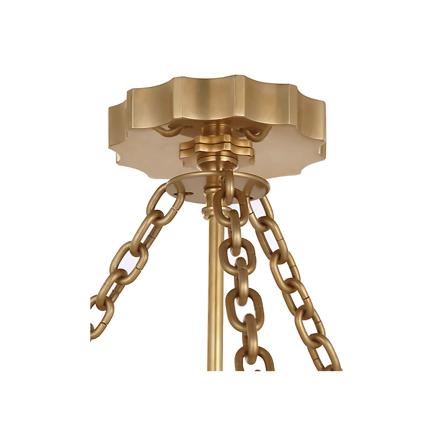 Fluted Band 16" Semi-Flush Mount - Image 3
