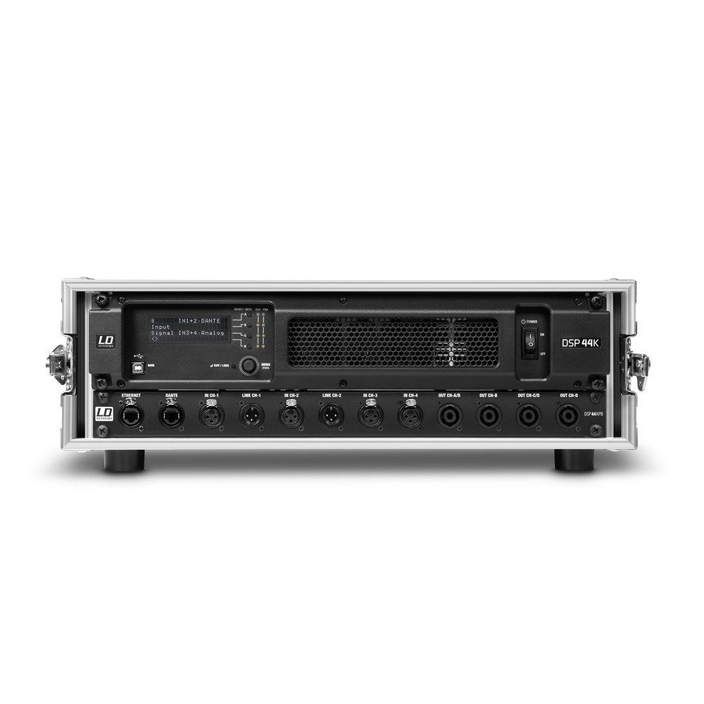 LD Systems DSP44 4-Channel Dante DSP Power Amp & Patchbay in 19" Rack - Image 1