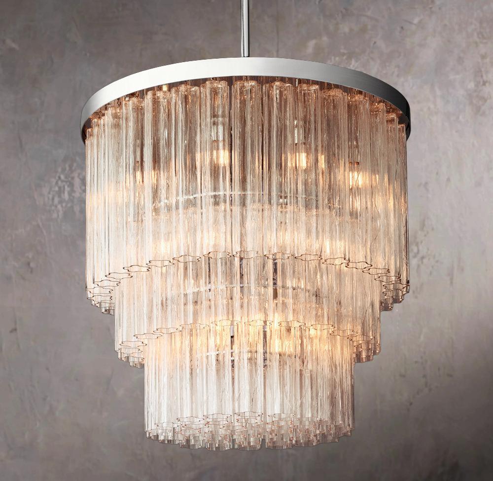 Cielo Triple-Layer Circular Pendant Light 36" - Image 2