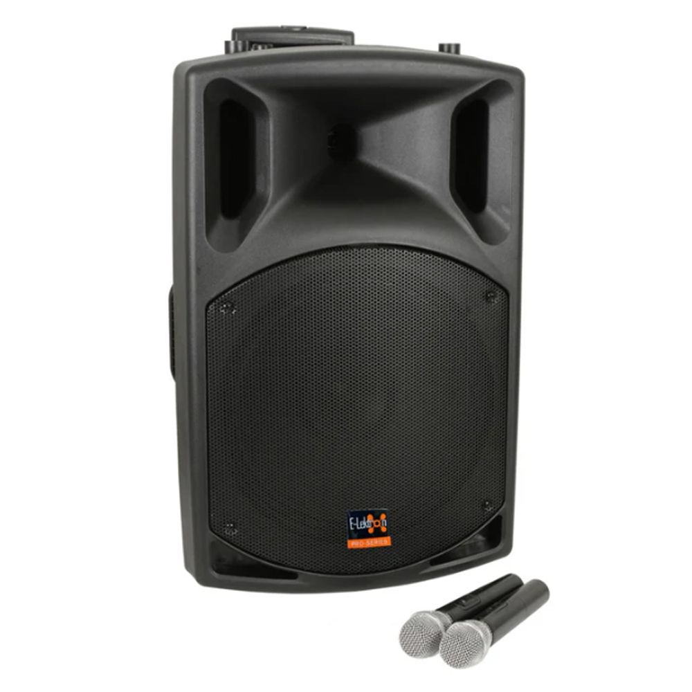 E-Lektron SL30-M 12" Portable Bluetooth TWS Speaker w/ 2 x UHF Wireless Microphones - Image 1