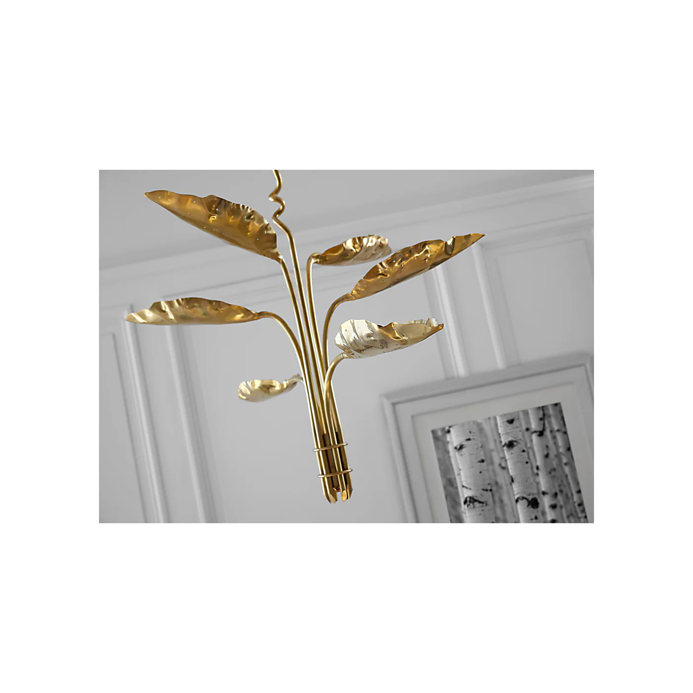 Dumaine Medium Pierced Leaf Chandelier - Image 3